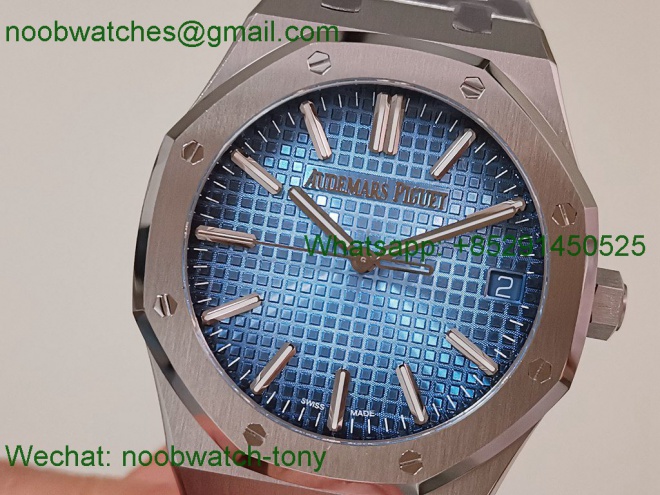Replica Audemars Piguet AP Royal Oak 41mm 15510BC ZF SuperClone Best Ice Blue SA4302 V3