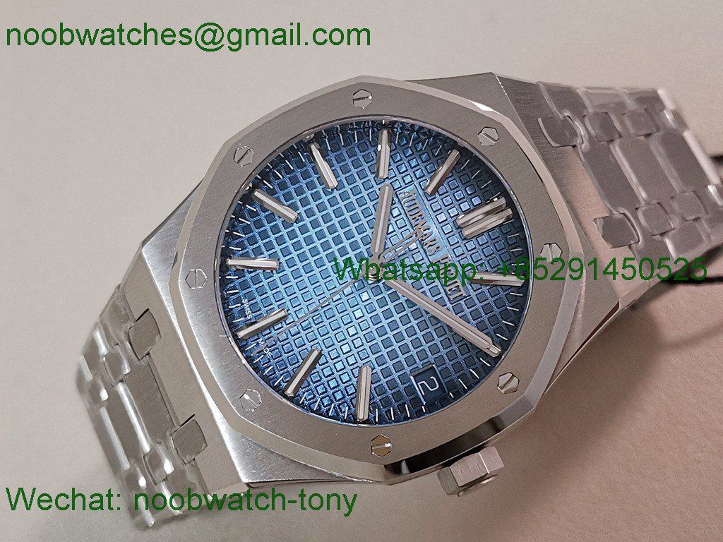Replica Audemars Piguet AP Royal Oak 41mm 15510BC ZF SuperClone Best Ice Blue SA4302 V3