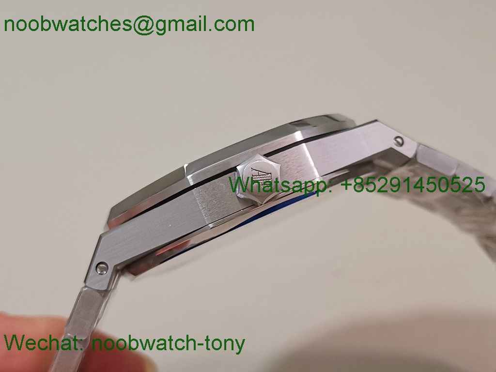 Replica Audemars Piguet AP Royal Oak 41mm 15510BC ZF SuperClone Best Ice Blue Diamond SA4302 V3