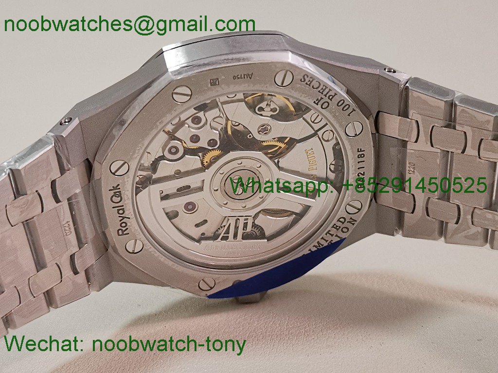 Replica Audemars Piguet AP Royal Oak 41mm 15510BC ZF SuperClone Best Ice Blue Diamond SA4302 V3