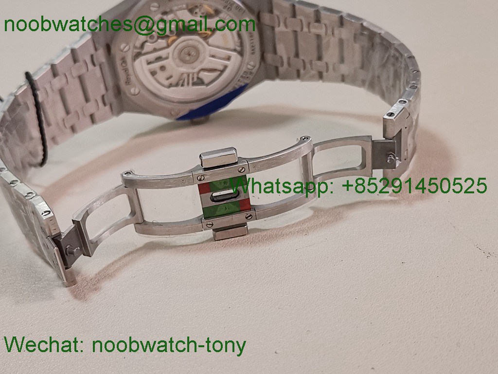 Replica Audemars Piguet AP Royal Oak 41mm 15510BC ZF SuperClone Best Ice Blue Diamond SA4302 V3