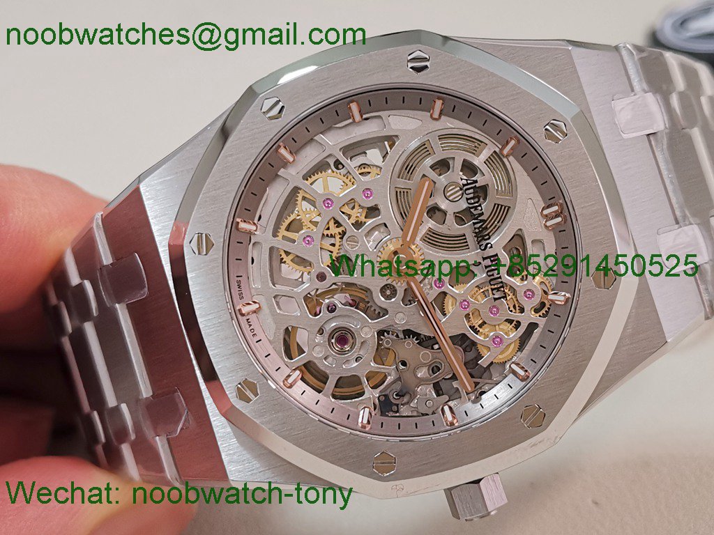 Replica Audemars Piguet AP Skeleton 16204 ZF SuperClone Best A7124