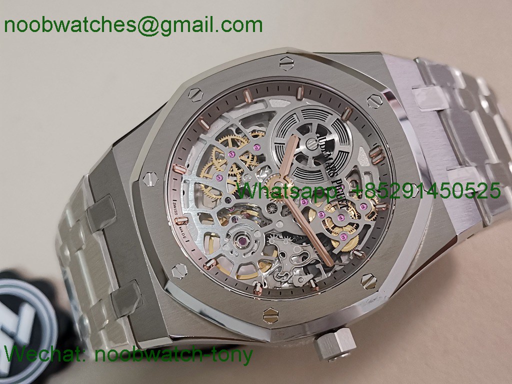 Replica Audemars Piguet AP Skeleton 16204 ZF SuperClone Best A7124