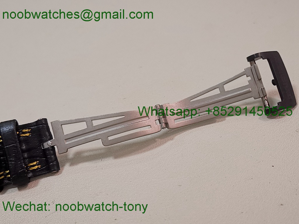 Replica Audemars Piguet AP Offshore Bumble Bee TKF SuperCLone Best Black Leather A3126