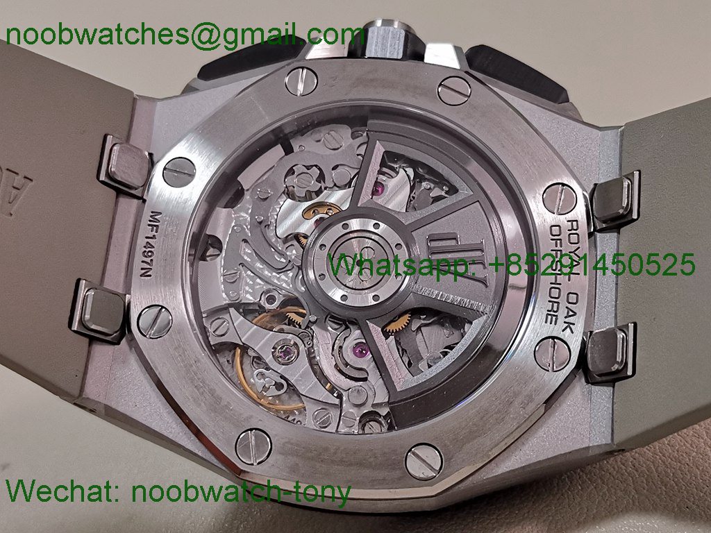 Replica Audemars Piguet AP Offshore 26420 Ceramic APSF SuperClone Best Smoked Dial Gray Rubber SA4401