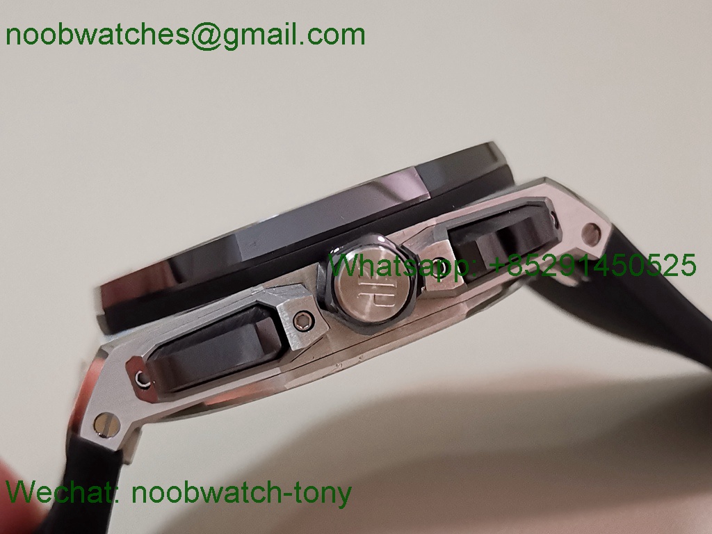 Replica Audemars Piguet AP Offshore 26420 Ceramic APSF SuperClone Best Black Dial Gray Rubber SA4401
