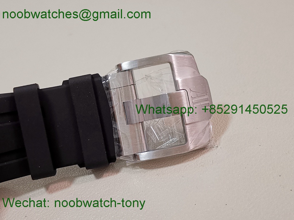 Replica Audemars Piguet AP Offshore 26420 Ceramic APSF SuperClone Best Black Dial Gray Rubber SA4401