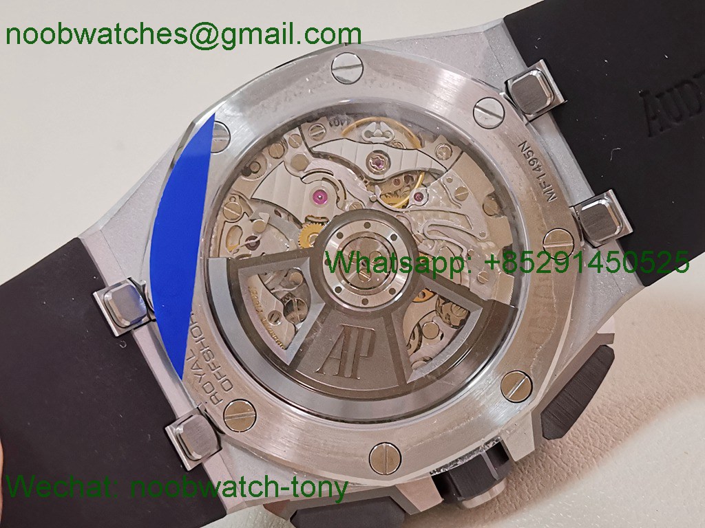 Replica Audemars Piguet AP Offshore 26420 Ceramic APSF SuperClone Best Black Dial Gray Rubber SA4401