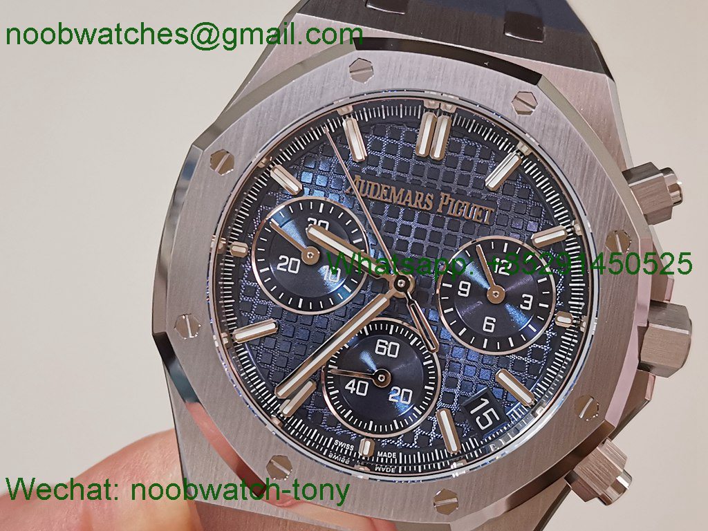 Replica Audemars Piguet AP Royal Oak Chrono 26240 50th V2 DDF SuperClone Best Blue DD4401