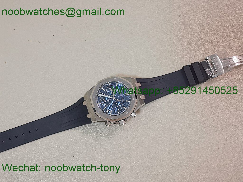 Replica Audemars Piguet AP Royal Oak Chrono 26240 50th V2 DDF SuperClone Best Blue DD4401