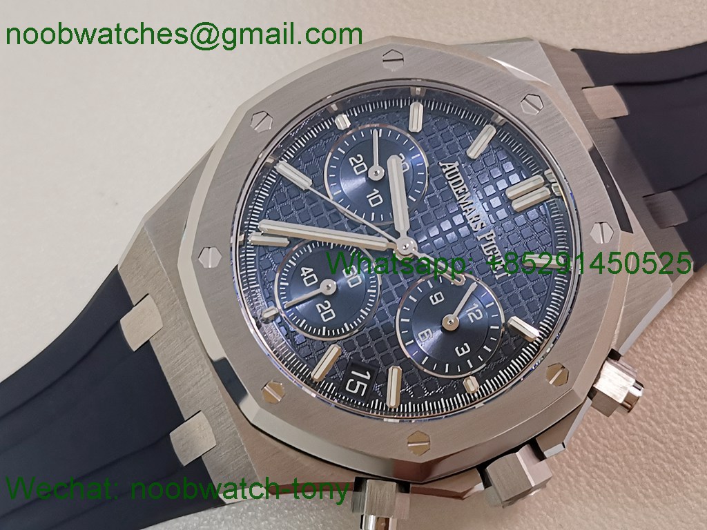 Replica Audemars Piguet AP Royal Oak Chrono 26240 50th V2 DDF SuperClone Best Blue DD4401