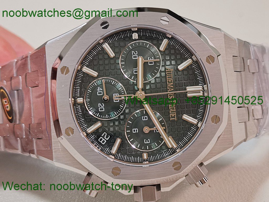 Replica Audemars Piguet AP Royal Oak Chrono 26240 50th V2 DDF SuperClone Best Green DD4401