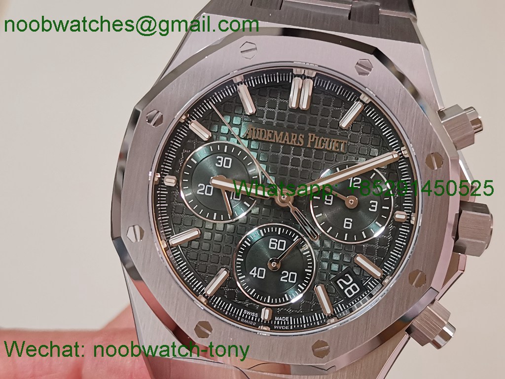 Replica Audemars Piguet AP Royal Oak Chrono 26240 50th V2 DDF SuperClone Best Green DD4401