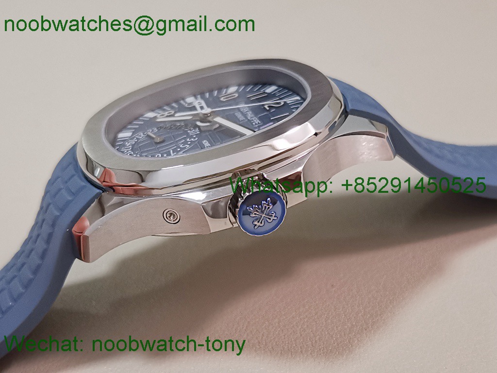 Replica Patek Philippe Aquanaut 5164G ZF SuperClone Best Tiffany Blue A330