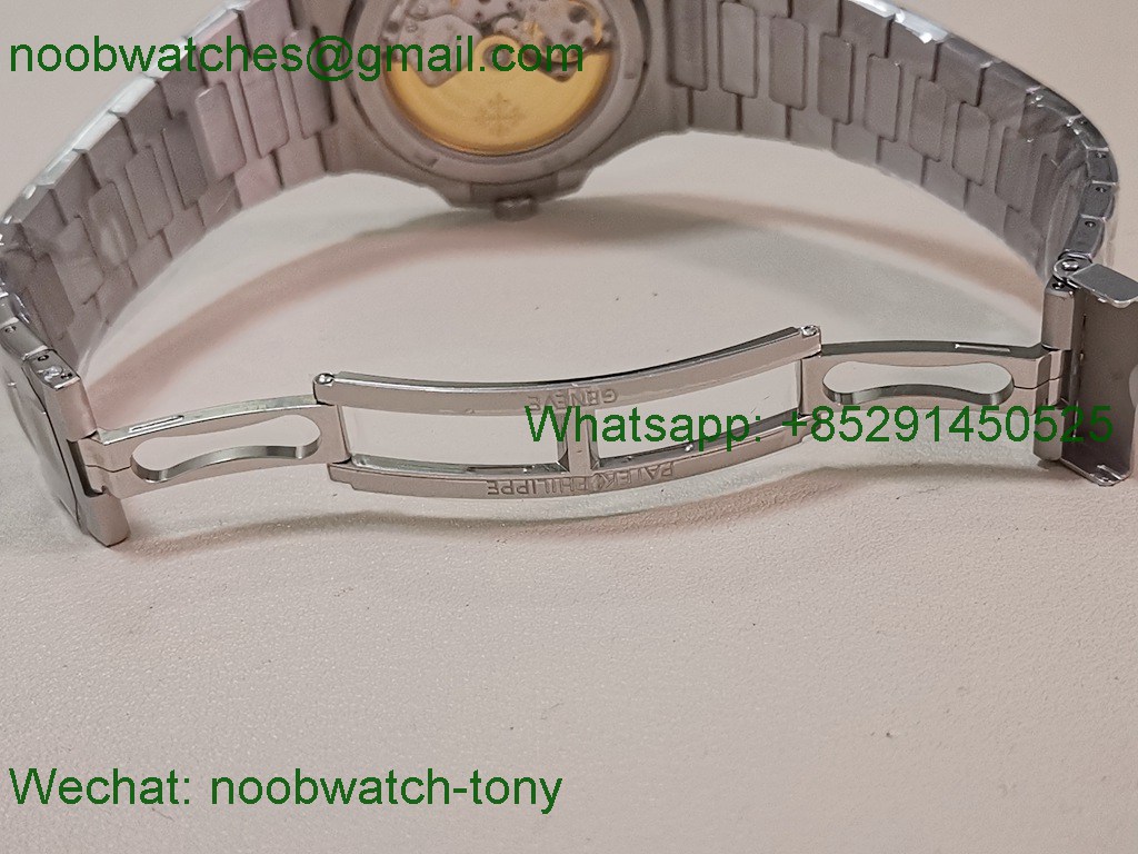 Replica Patek Philippe Nautilus 5711 3KF Superclone Best Blue Textured Dial on SS Bracelet A324 V2