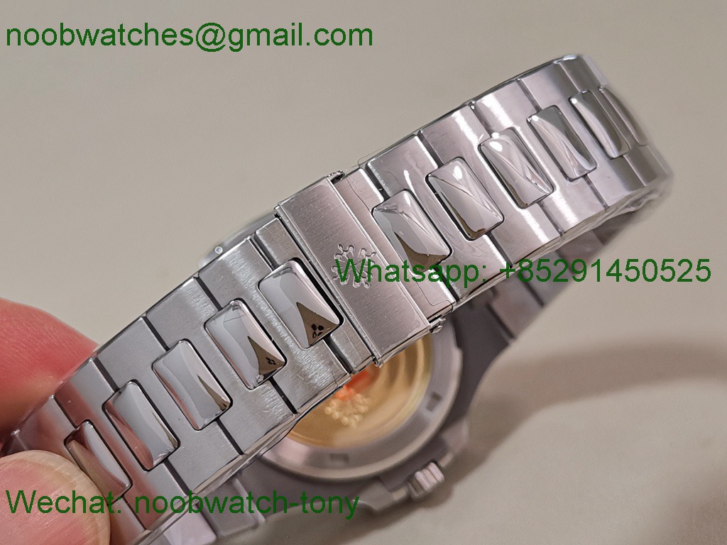 Replica Patek Philippe Nautilus 5711/1A DDF SuperClone Best White Textured Dial On SS Bracelet DD330