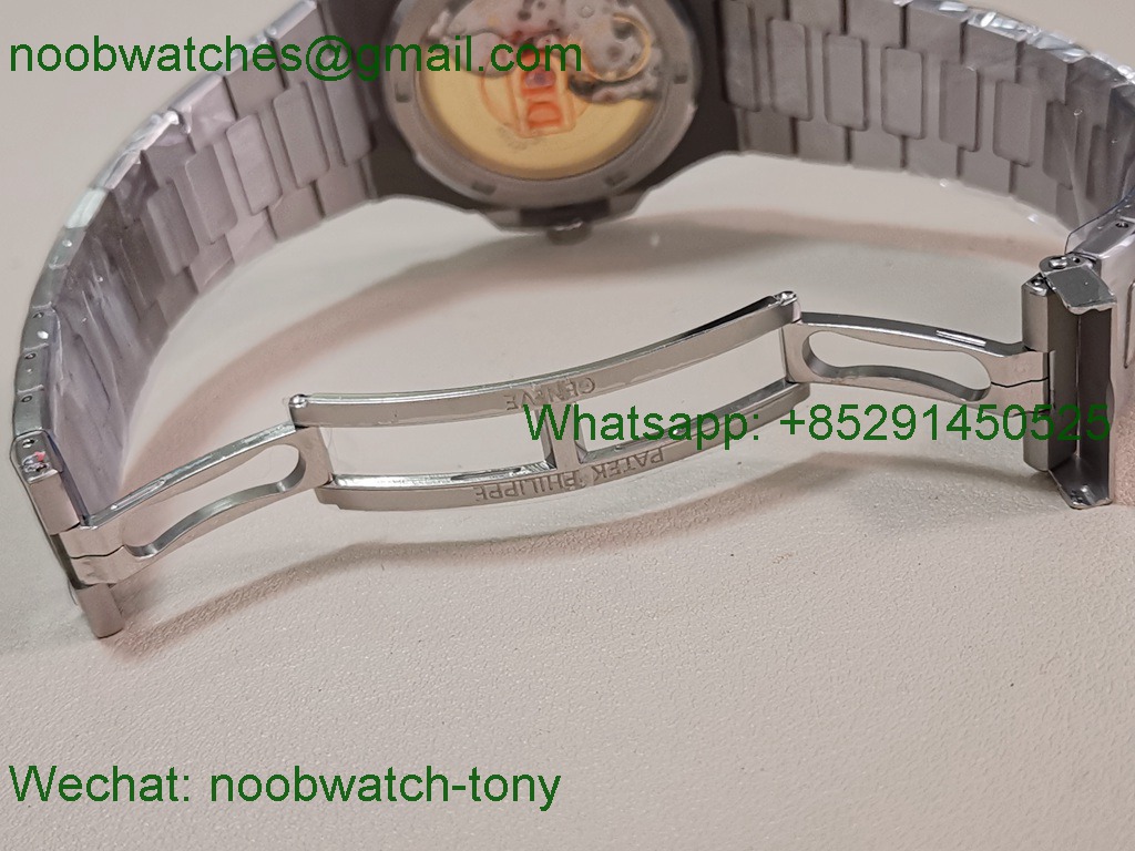 Replica Patek Philippe Nautilus 5711/1A DDF SuperClone Best White Textured Dial On SS Bracelet DD330