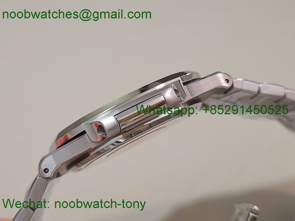 Replica Patek Philippe Nautilus 5711/1A DDF SuperClone Best White Textured Dial On SS Bracelet DD330