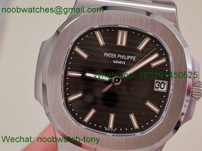 Replica Patek Philippe Nautilus 5711/1A DDF SuperClone Best Green Textured Dial On SS Bracelet DD330