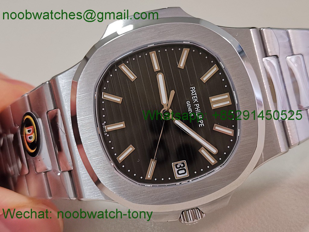 Replica Patek Philippe Nautilus 5711/1A DDF SuperClone Best Green Textured Dial On SS Bracelet DD330
