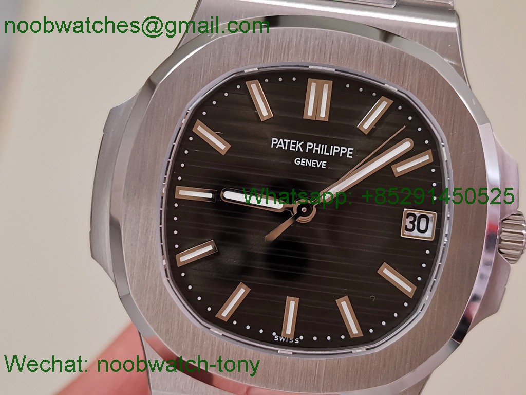 Replica Patek Philippe Nautilus 5711/1A DDF SuperClone Best Green Textured Dial On SS Bracelet DD330
