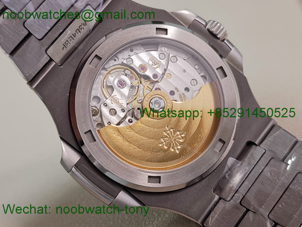 Replica Patek Philippe Nautilus 5711/1A DDF SuperClone Best Green Textured Dial On SS Bracelet DD330