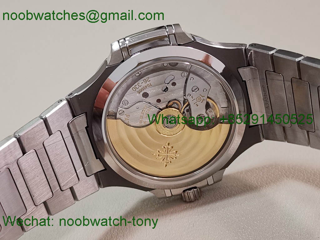 Replica Patek Philippe Nautilus 7118 Ladies Diamonds PPF SuperClone Best Gray Dial on SS Bracelet A324