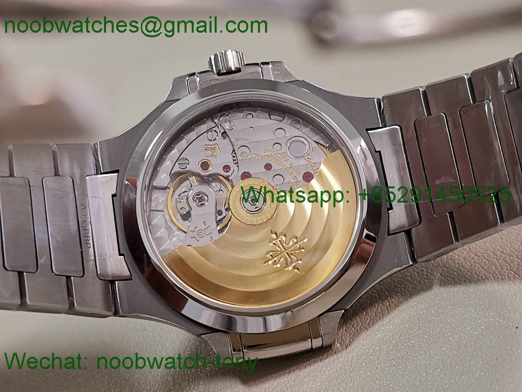 Replica Patek Philippe Nautilus 7118 Ladies Diamonds PPF SuperClone Best Gray Dial on SS Bracelet A324