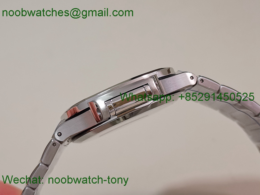 Replica Patek Philippe Nautilus 7118 Ladies Diamonds PPF SuperClone Best Gray Dial on SS Bracelet A324