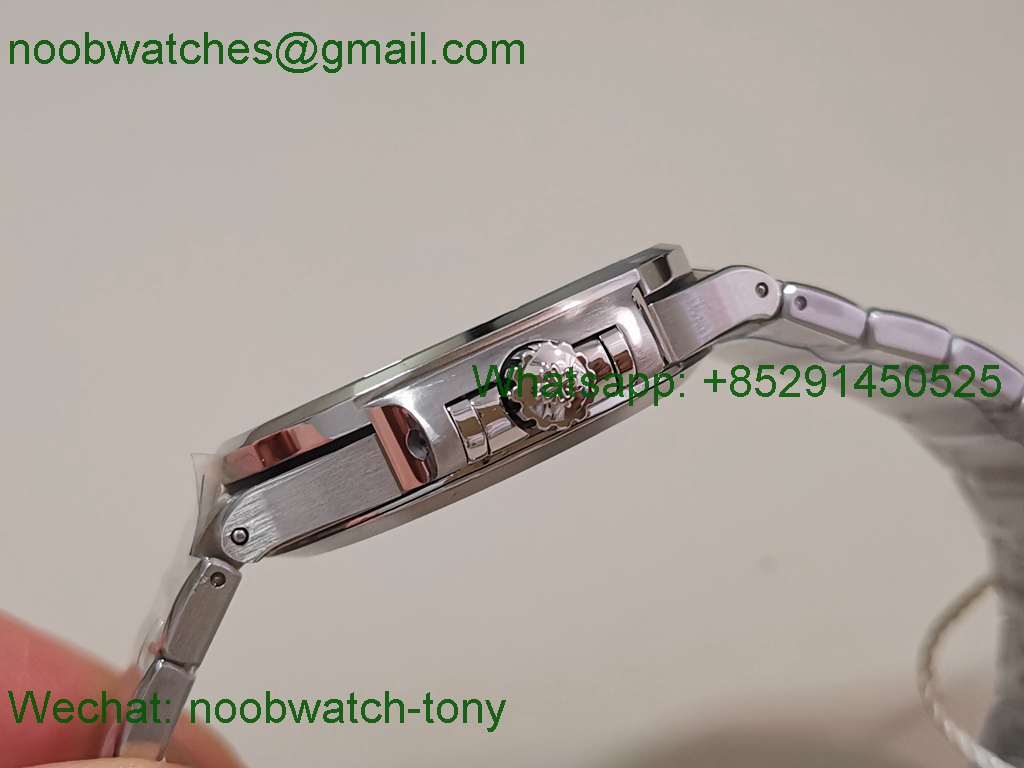 Replica Patek Philippe Nautilus 7118 Ladies PPF SuperClone Best Gray Dial on SS Bracelet A324