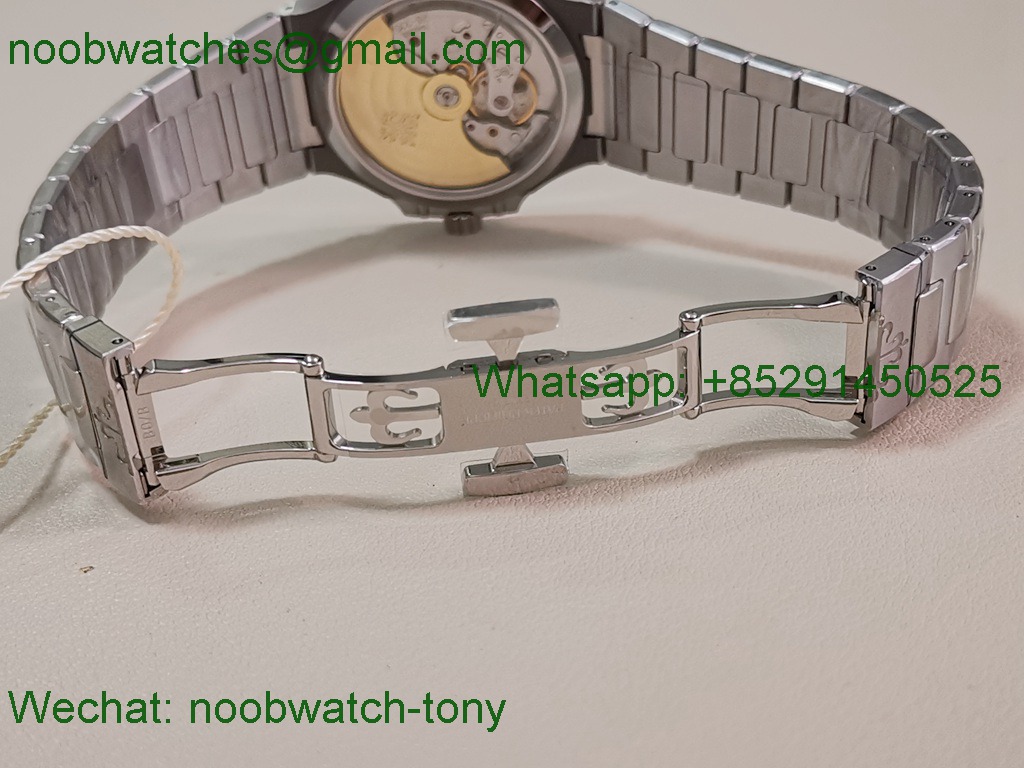 Replica Patek Philippe Nautilus 7118 Ladies PPF SuperClone Best Gray Dial on SS Bracelet A324