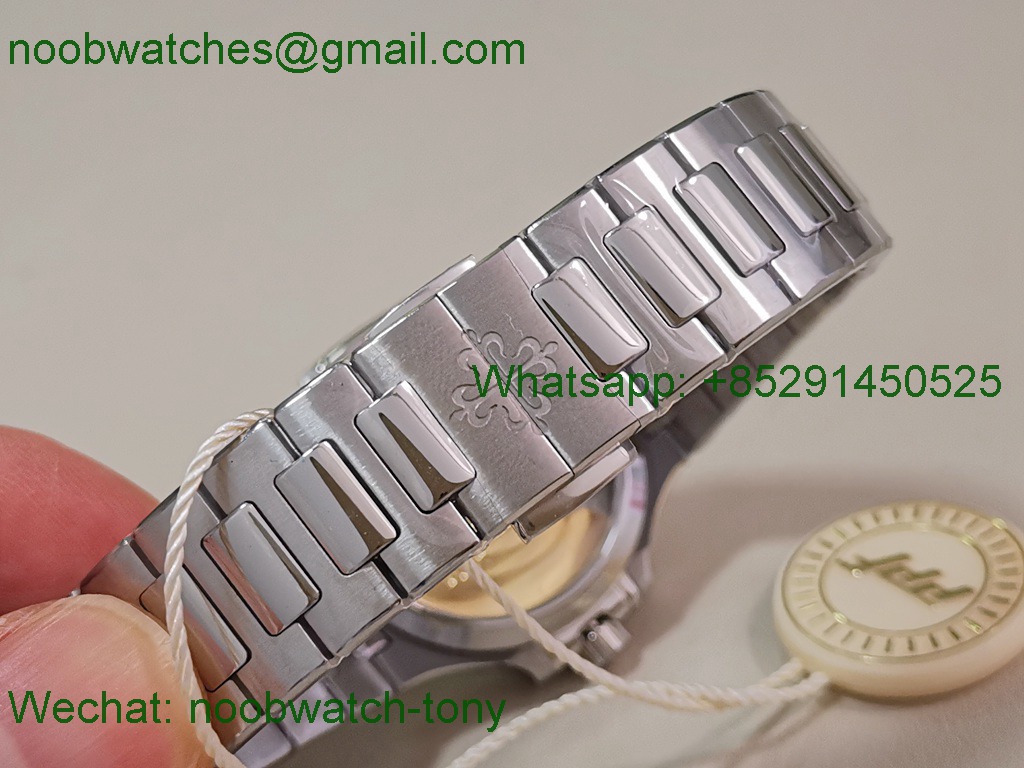 Replica Patek Philippe Nautilus 7118 Ladies PPF SuperClone Best Gray Dial on SS Bracelet A324