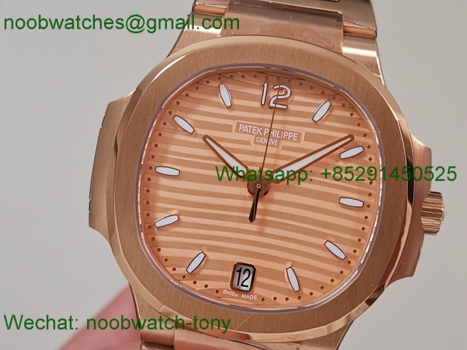 Replica Patek Philippe Nautilus 7118 Ladies Rose Gold PPF SuperClone Best A324