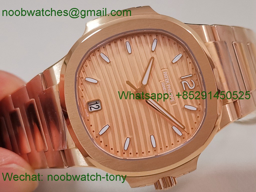 Replica Patek Philippe Nautilus 7118 Ladies Rose Gold PPF SuperClone Best A324