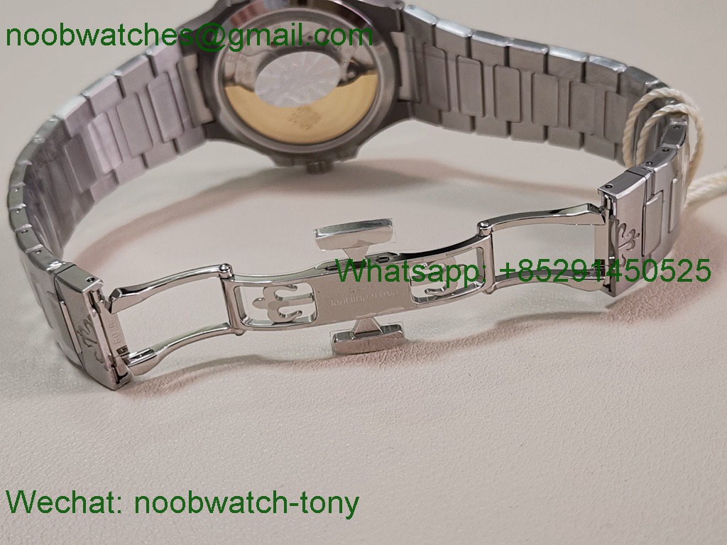 Replica Patek Philippe Nautilus 7118 Ladies Diamonds Bezel PPF 1:1 Best White Dial A324 SuperClone