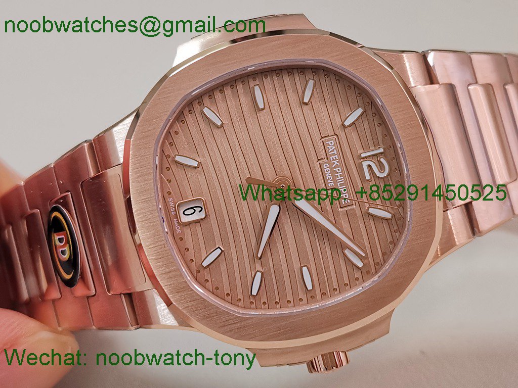 Replica Patek Philippe Nautilus 7118 Ladies Rose Gold DDF 1:1 Best SuperClone DD324 