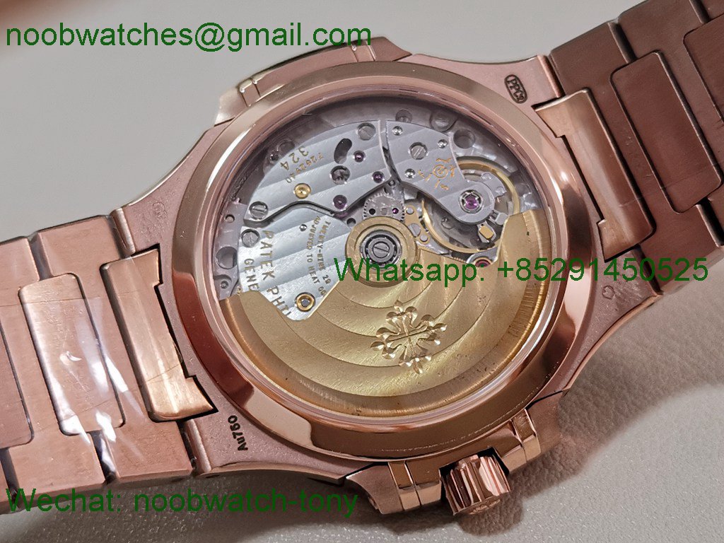 Replica Patek Philippe Nautilus 7118 Ladies Rose Gold DDF 1:1 Best SuperClone DD324 