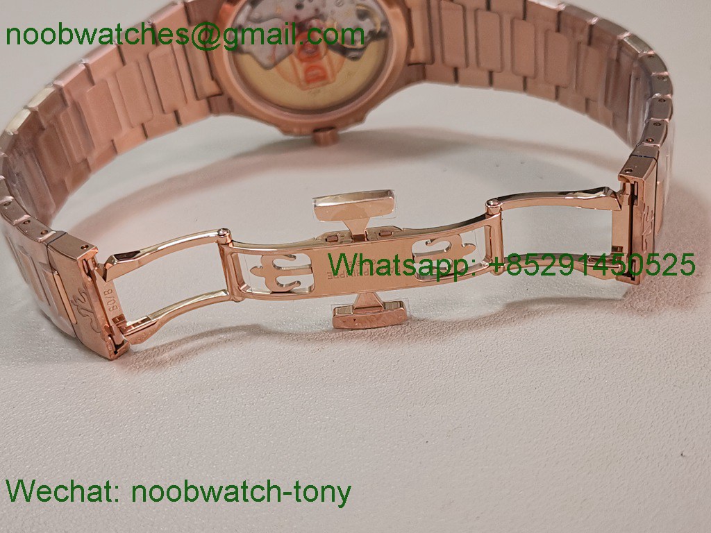 Replica Patek Philippe Nautilus 7118 Ladies Rose Gold DDF 1:1 Best SuperClone DD324 