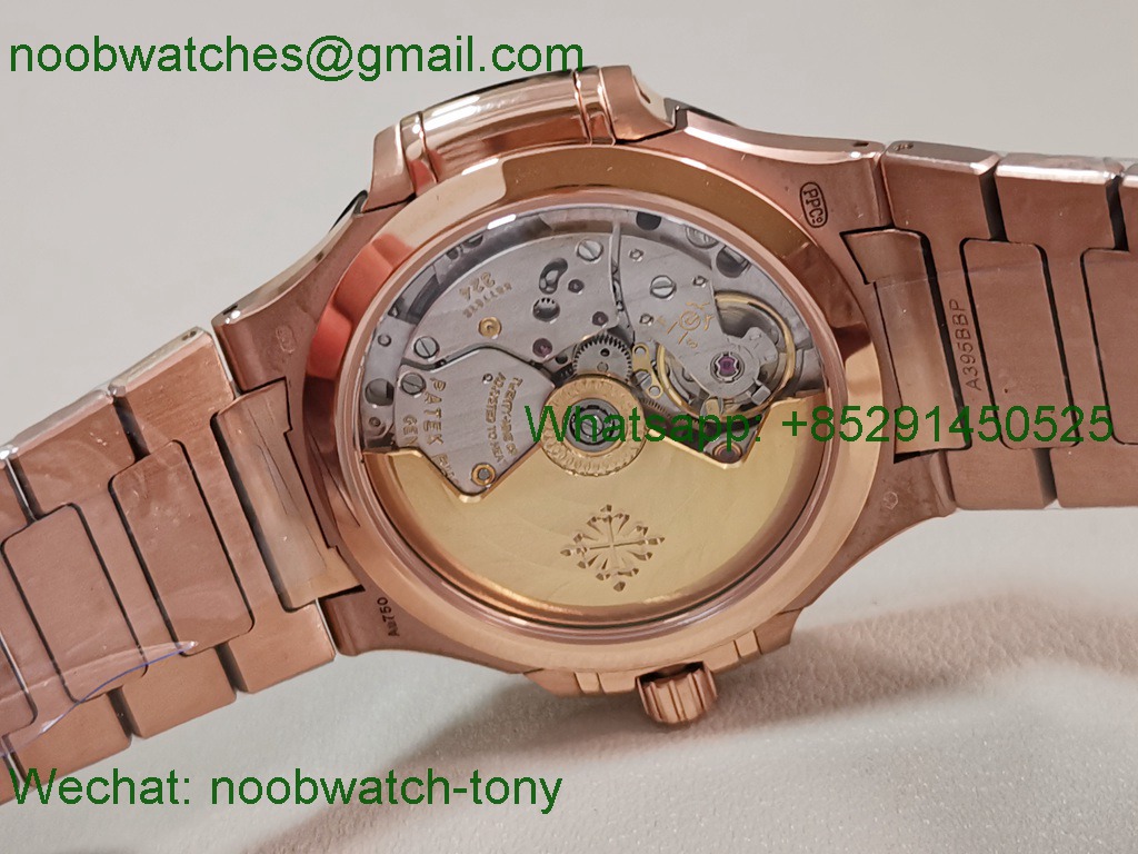 Replica Patek Philippe Nautilus 7118 Ladies Rose Gold Diamond Bezel DDF 1:1 Best SuperClone DD324 