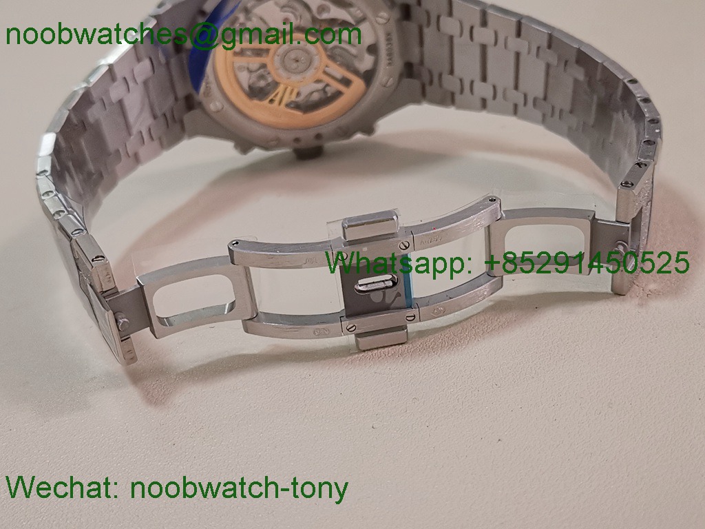 Replica Audemars Piguet AP Royal Oak Chrono 26240 Frosted APSF 1:1 Best SuperCLone Ice Blue Dial SA4401