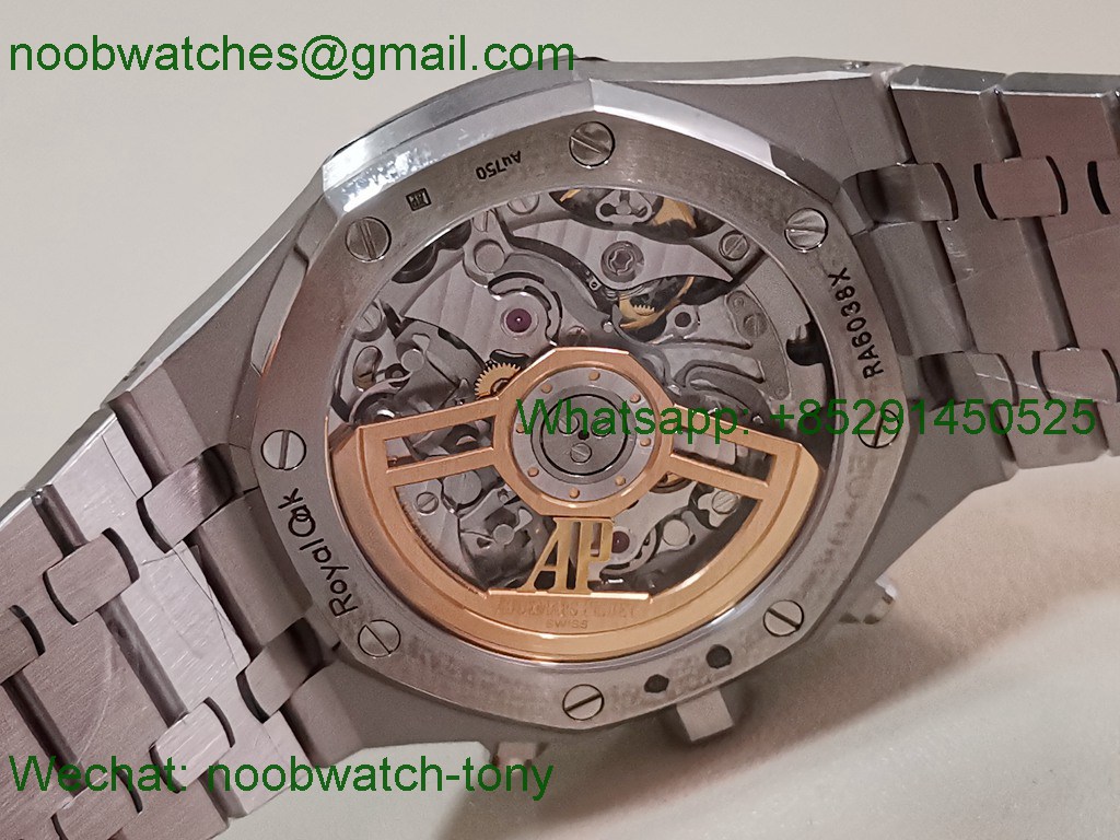 Replica Audemars Piguet AP Royal Oak Chrono 26240 Frosted APSF 1:1 Best SuperCLone Ice Blue Dial SA4401