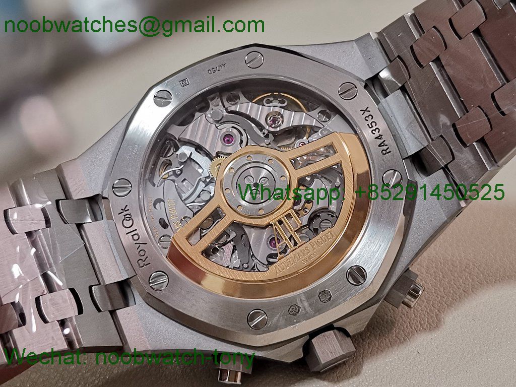 Replica Audemars Piguet AP Royal Oak Chrono 26240 Frosted APSF 1:1 Best SuperCLone Silver Dial SA4401