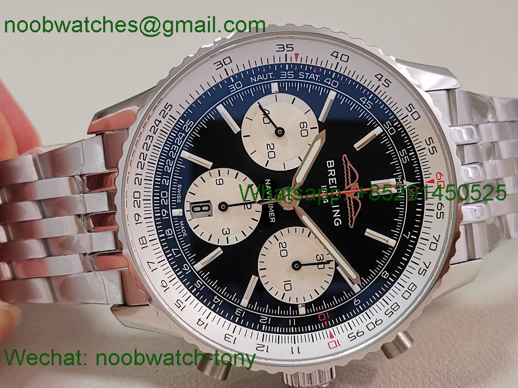 Replica Breitling Navitimer B01 Chrono 43mm Black Dial BLS SuperClone