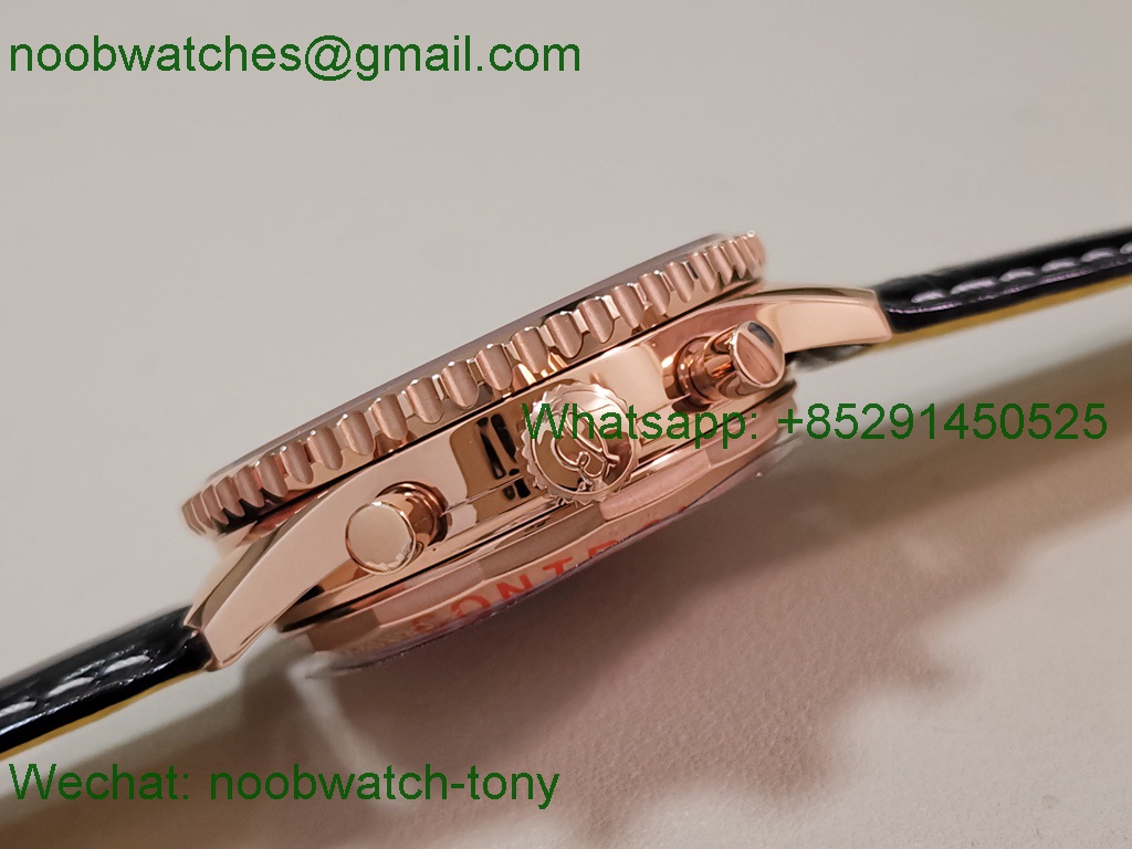 Replica Breitling Navitimer B01 Chrono Rose Gold 43mm Black Dial BLS SuperClone
