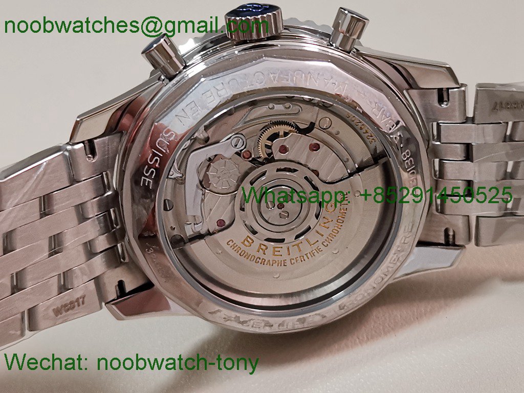 Replica Breitling Navitimer B01 Chrono 43mm White Dial BLS SuperClone