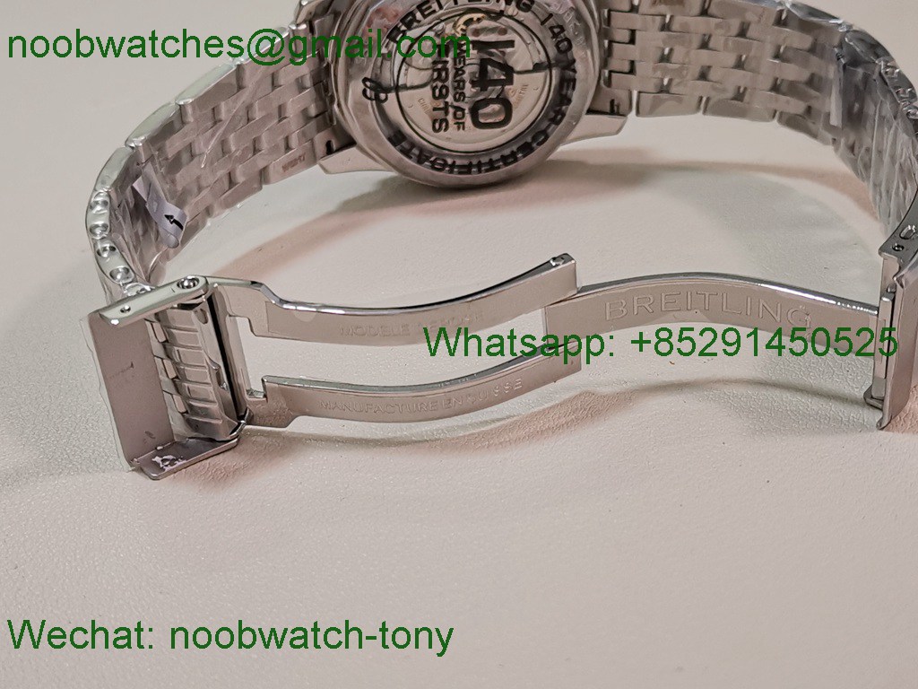 Replica Breitling Navitimer B01 Chrono 43mm White Dial BLS SuperClone