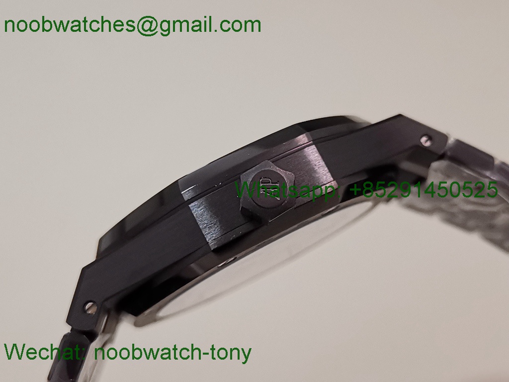 Replica Audemars Piguet AP Royal Oak 41mm Tourbillon Black DLC BBS Best SuperClone