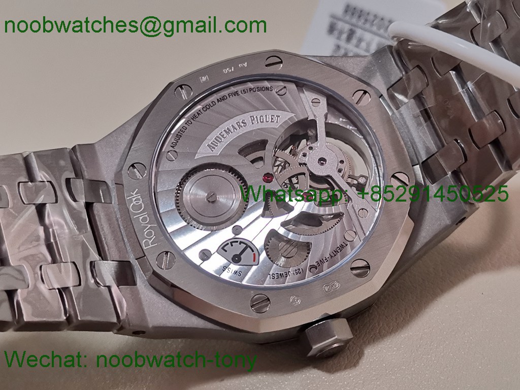 Replica Audemars Piguet AP Royal Oak 41mm Tourbillon BBS Best SuperClone Blue Dial