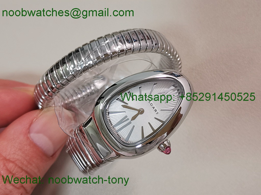 Bulgari Serpenti BVF 1:1 SuperClone Best White Dial SWISS ETA Quartz