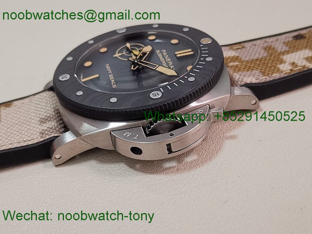 Replica PANERAI PAM1669 Submersible 44mm VSF 1:1 Best SuperClone Gray Dial P900
